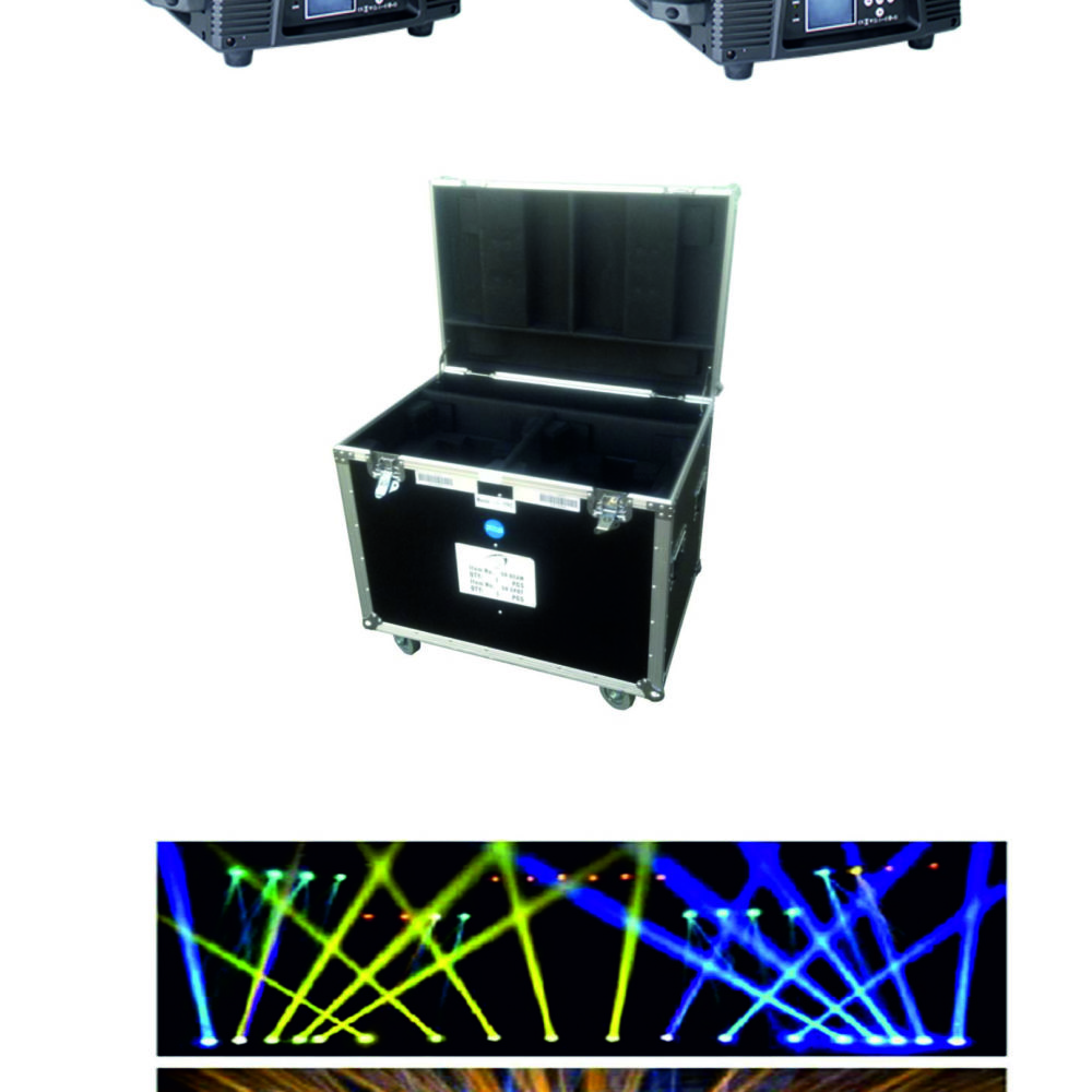 PACK DE 2 CABEZAS 17R BEAM+SPOT+WASH 3 IN 1 LÁMPARA DE 350W