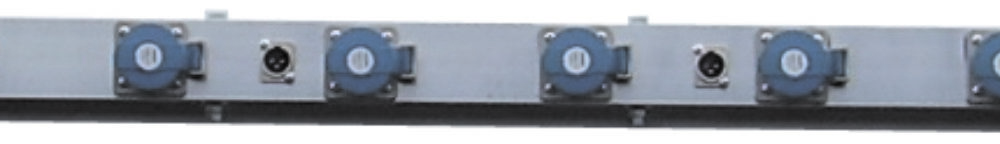 BARRA CON CONECTORES PARA PUENTEAR  CON OTRA BARRA 250 cm.