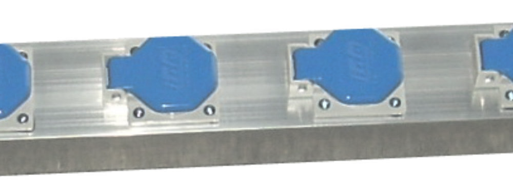 1 HARTING MACHO 16 PIN (ENTRADA). 6 SCHUKOS 16 A (TOMAS). MEDIDAS: 90x6x4 cm.