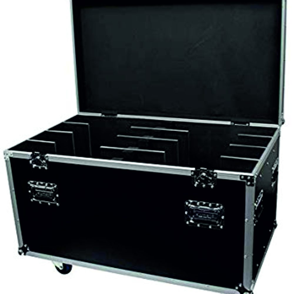 FLIGHT CASE PARA 8 BARRAS LED DE 100 cm