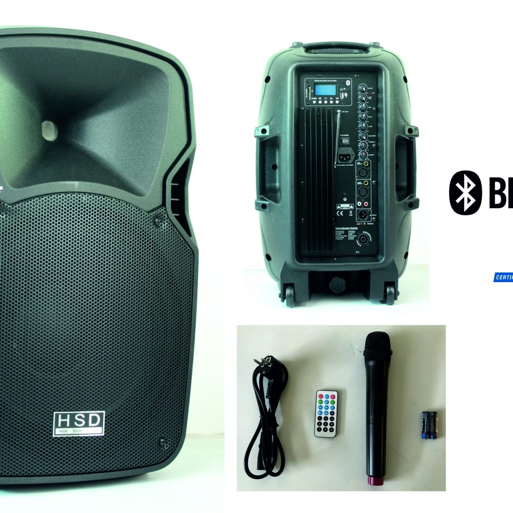 BAFLE AUTOAMPLIFICADO 1×12″+1″ 150W RMS BLUETOOTH/MP3/USB/SD/FM